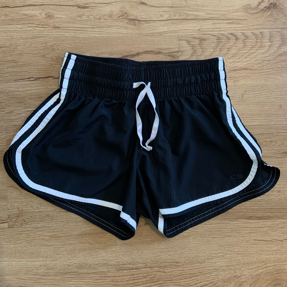 Women’s black athletic shorts